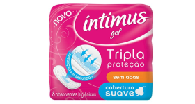 Absorvente s/Abas Suave Normal c/08 un - Intimus Gel