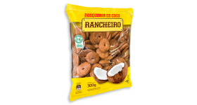 Biscoito Rosquinha de Coco 300g un - Rancheiro