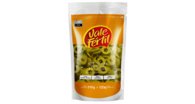 Azeitona verde fatiada 120g un - Vale Fértil