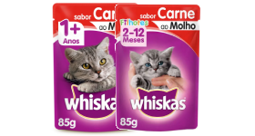 Patê p/Gatos sache 85g un - Whiskas