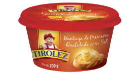 Manteiga c/Sal 200g un - Tirolez