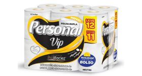 Papel Higiênico folha dupla 20m c/12 un - Personal Vip