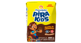 Achocolatado liquido 200ml un - Piracanjuba Pirakids