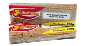 Doce de amendoim (paçoca) 395g c/20 un - Balatore